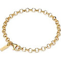 18K Gold Diamond Cut Belcher Bracelet