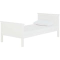 Brooklyn Single Bed White Sturdy and Modern Bedroom Furniture for Kids