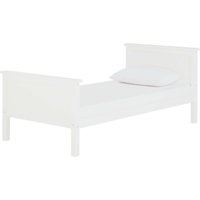 Brooklyn Single Bed White Sturdy and Modern Bedroom Furniture for Kids
