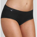 Midi sloggi donna confezione 2 pezzi - nero