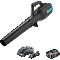 Gardena POWERJET P4A 18v Cordless Garden Leaf Blower 1 x 2.5ah Li-ion Battery Charger