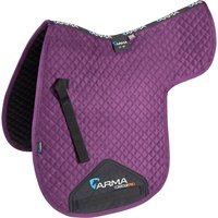 Shires ARMA Suede Numnah - Plum / 17-18"
