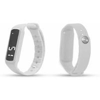 Aquarius AQ114 Fitness Tracker - Sleek White Smart Health Watch with Step Counter, Sleep & Temperature Tracking, Long Battery Life, Non-Bluetooth | Wo