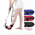 Yoga Stretch Belt Colored Red, Blue and Black, Stretch Belt Auxiliary Ankle Stretcher Training Belt Yoga Rope Fitness