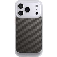 Apple iPhone 17 Pro Handy NIVOcore frozen Hülle Handyhülle NIVOcore Schutzhülle Frozen Carbon Metallic Look Muster