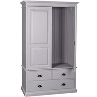Casa Padrino Landhaus Stil Kleiderschrank  - Kleider Schrank Shabby H 197 cm B 120 cm T 59 cm