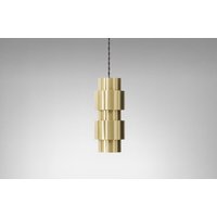 CTO Lighting Ring - DALI-A Pendant Light satin brass with satin brass detail