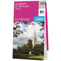Ordnance Survey OS Map of Salisbury & The Plain: Landranger 184