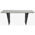 Araco Aurum Dining Table Grey Marble/Stainless Steel