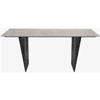 Araco Aurum Dining Table Grey Marble/Stainless Steel