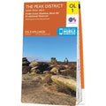 Ordnance Survey OS Map of The Peak District - Dark Peak Area: Explorer OL1