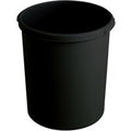 Prullenbak Basic 30 liter Zwart | 30 liter | Voor op kantoor | Uitgevoerd in het zwart
