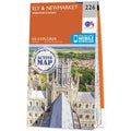 Ordnance Survey OS Map of Ely & Newmarket: Explorer 226 - Weatherproof