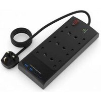 Westminster Electrical 6 Socket Extension Lead 4 x 45W USB Outlets 2m