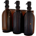Copper Triple Wall Mounted Soap Dispenser
