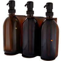 Copper Triple Wall Mounted Soap Dispenser