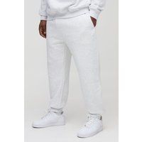 Pantalón Deportivo Plus Regular Gris Jaspeado, Gris