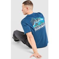 Napapijri T-shirt Graphique Homme - Bleu, Bleu