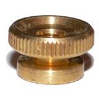 1x Spark Plug Brass Thumb Nut 2BA Thread