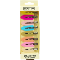 Beaut Co Crease-Free Hair Clips – 8 Pcs