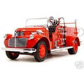 1941 GMC Fire Engine Red with Accessories 1/24 Diecast Model Car by Road Signature