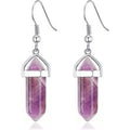 Amethyst Gemstone Drop Earrings