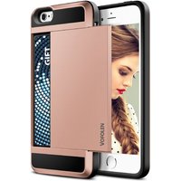 VOFOLEN iPhone 5 - Wallet Card Slot Cover Case Hoesje Business Roze