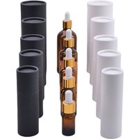 Wholesale 10pcs Logo Printed Luxury Essential Oil Spra Lipstick Outer Packaging Cardboard Cylinder Kraft Paper Tube Boxes wj38