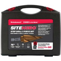Rotabroach Site H3RO 3 Piece Step Drill Kit