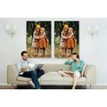 A1 Personalised Photo Canvas Wall Art (76 x 51cm) - Custom Home Decor | Wowcher