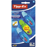Correctietape Tipp-Ex micro twist 5mmx8m blister 2+1 gratis