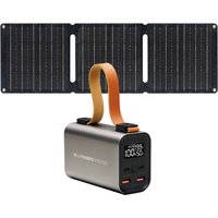ALLPOWERS PB100 Portable Power Bank 100W 24000mAh with SP001 5V 21W Solar Panel