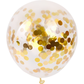 Gouden Confetti Ballonnen (10 stuks / 30 CM)