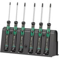 Wera 6 Piece 2067/6 Kraftform Micro Security Torx Screwdriver Set
