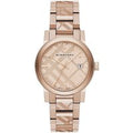 Burberry BU9039 Rose GoldTone Dial Stainless Steel Unisex Watch