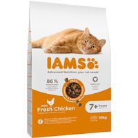 IAMS Advanced Nutrition Senior Cat 7+ con pollo - 2 x 10 kg - Pack Ahorro