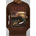 Sudadera Oversize Con Estampado De Ice Cube Color Chocolate, Brown