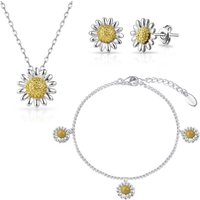 3pc Daisy Bracelet Set
