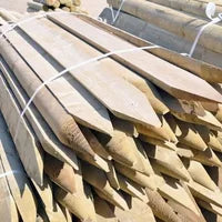 1.65m x 100mm Half Round Post Pointed