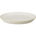 Impression Cream Spiral Dinner Plate -
