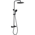 Aqua Elegance – Opbouw Regendoucheset – Mat Zwart – Pvd Coating – Vernet Binnenwerk Met Keramische Schijven
