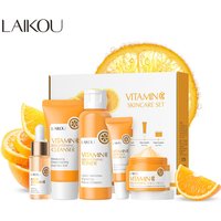 5pc Mini Skincare Set - Vitamin C, Hyaluronic Acid & Retinol - Brightening, Hydrating & Anti-Ageing Travel Kit | Wowcher