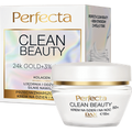 Perfecta Clean Beauty Przeciwzmarszczkowy krem na dzień i na noc 50+ z 24K Gold