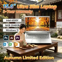 High Speed Multitasking Office Laptop Win11 OS Fingerprint Recognition Backlight Keyboard Travel Notebook