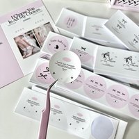 36 Pcs Cartoon Label Stickers Ballet Bow Ribbon Round Self-adhesive Seal Stickers Packing Materials DIY Decorative Labels