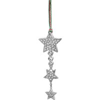 Star with Clear Stone Christmas Tree Decoration