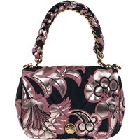 Quilted jacquard fabric mini bag
