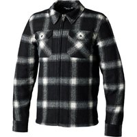 Rst Brushed Black White Check Ce Mens Shirt