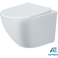 Aqua Elegance - Wit Glans - Rimless Wandcloset