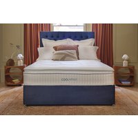 Sleepeezee Cool Refresh 3200 Memory Pillow Top Mattress + Premium Divan Bed , Teal, No Drawer, Single